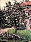 Gustave Caillebotte Canvas Paintings - Petit Gennevilliers, Facade, Southeast of the Artist's Studio
